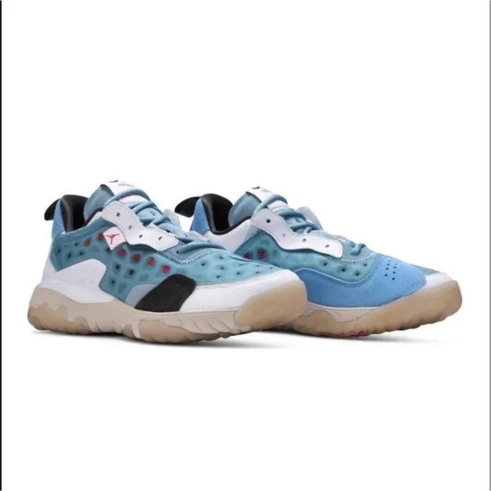 Nike Jordan Delta 2 Cerulean Sneakers Shoes Basketball University Red Blue - Picture 11 of 12